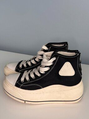 R13 Kurt high top platform sneaker
